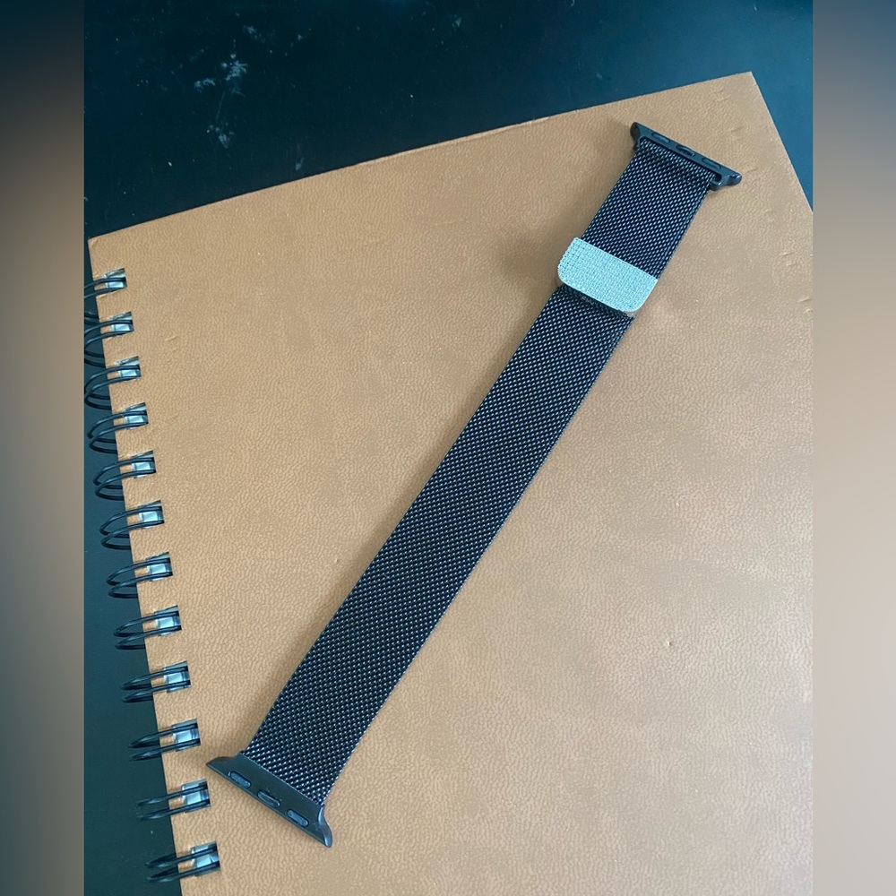 New EMJ Black Mesh loop Apple watch Band Bracelet 38mm